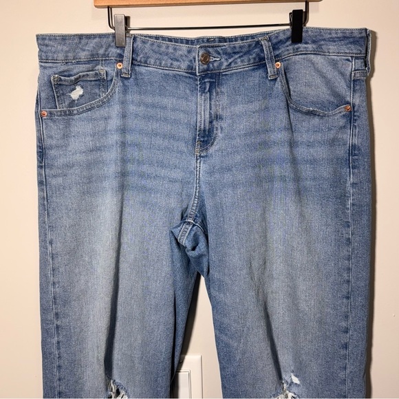 GAP Low Rise Stride Wide-Leg Blue Jeans Size 20 - Picture 4 of 13